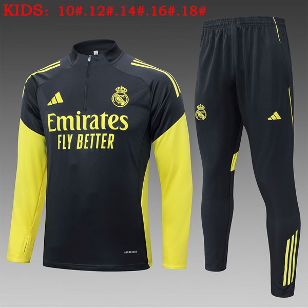 Ninos Sudadera De Training Real Madrid 2025/26 Negro 5